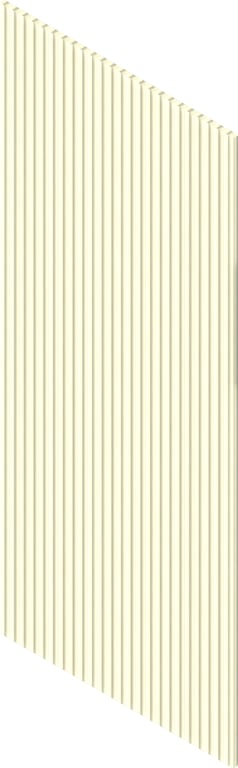 3D Presentation Image of Board Groove Screenwood ModuloMR Flute3 Group3 AlbanyOak Material