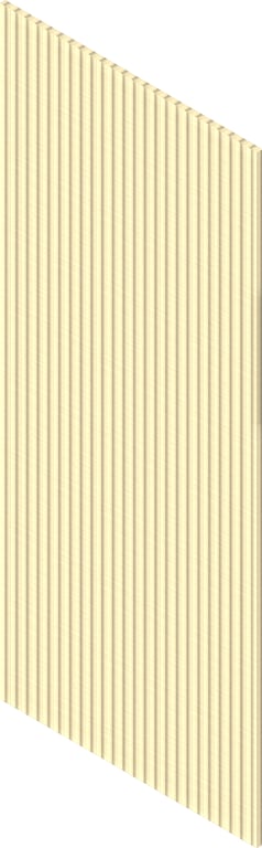 3D Presentation Image of Board Groove Screenwood ModuloMR Flute3 Group3 AuchenFlower Material