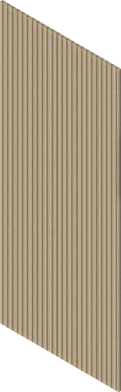 3D Presentation Image of Board Groove Screenwood ModuloMR Flute3 Group3 Birchgrove Material