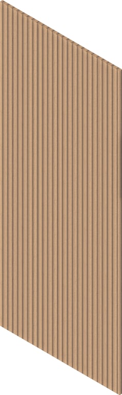 3D Presentation Image of Board Groove Screenwood ModuloMR Flute3 Group3 BoxWood Material