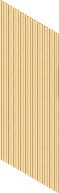 3D Presentation Image of Board Groove Screenwood ModuloMR Flute3 Group3 ClassicAmericanOak Material