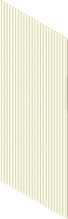 3D Presentation Image of Board Groove Screenwood ModuloMR Flute3 Group3 Cremorne Material