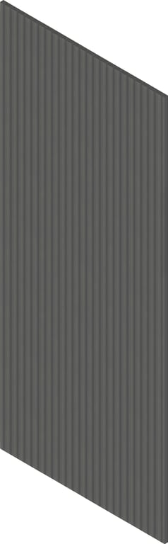 3D Presentation Image of Board Groove Screenwood ModuloMR Flute3 Group3 JetBlack Material