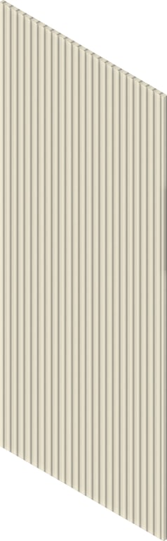 3D Presentation Image of Board Groove Screenwood ModuloMR Flute3 Group3 Oyster Material