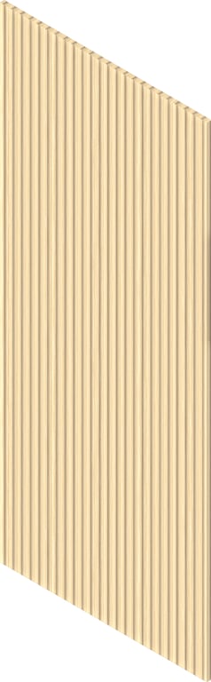 3D Presentation Image of Board Groove Screenwood ModuloMR Flute3 Group3 SandyTravertine Material