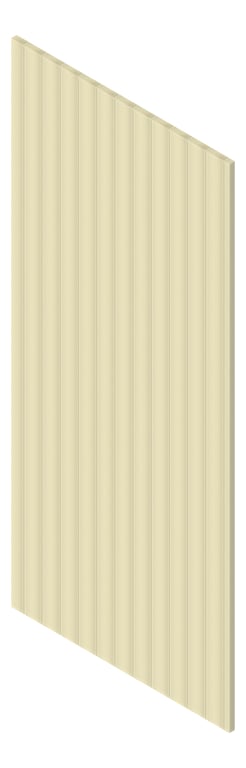 3D Presentation Image of Board Groove Screenwood ModuloMR Flute Group3 Oakwood Material