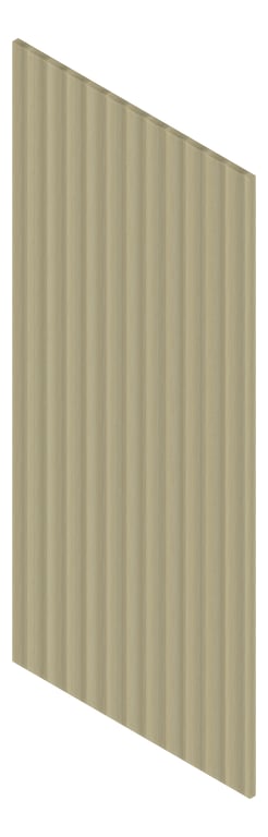 3D Presentation Image of Board Groove Screenwood ModuloMR Flute Group3 WhiteMountainOak Material
