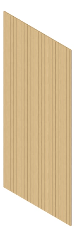 3D Presentation Image of Board Groove Screenwood ModuloMR Groove50 Group3 ClassicAmericanOak Material