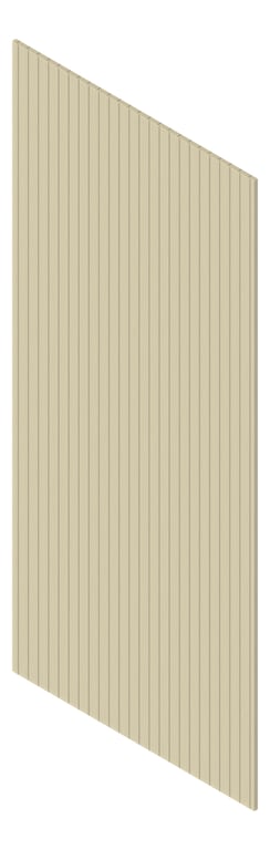 3D Presentation Image of Board Groove Screenwood ModuloMR Groove50 Group3 Earlwood Material
