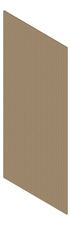 3D Presentation Image of Panel Acoustic Screenwood ModuloAcoustic Louvre Group1 ClassicAmericanOak Material