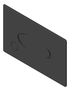 3D Shaded Image of FlushPlate Wall Seima 600Series