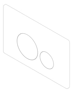 3D Documentation Image of FlushPlate Wall Seima 700Series