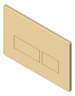 3D Shaded Image of FlushPlate Wall Seima 800Series
