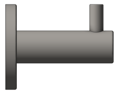 Left Image of RobeHook SurfaceMount Seima Anson Round
