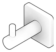 3D Documentation Image of RobeHook SurfaceMount Seima Anson Square
