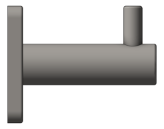 Left Image of RobeHook SurfaceMount Seima Anson Square