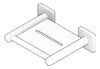 3D Documentation Image of Shelf SurfaceMount Seima Anson Soap Square