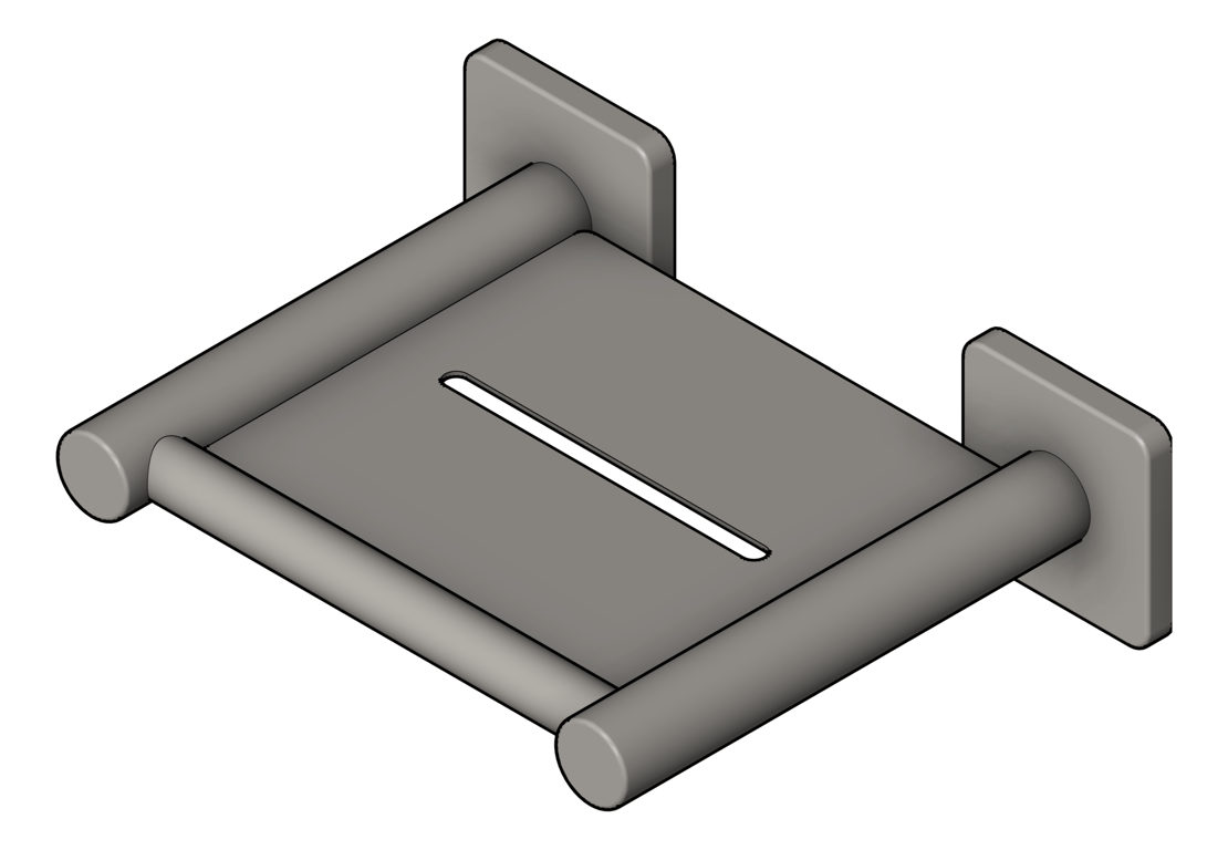 Navigate to Shelf SurfaceMount Seima Anson Soap Square