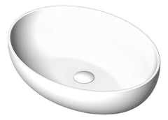 3D Shaded Image of Basin AboveCounter Seima Arko Oval