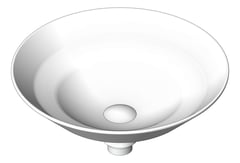 3D Shaded Image of Basin AboveCounter Seima Arko Round 415mm