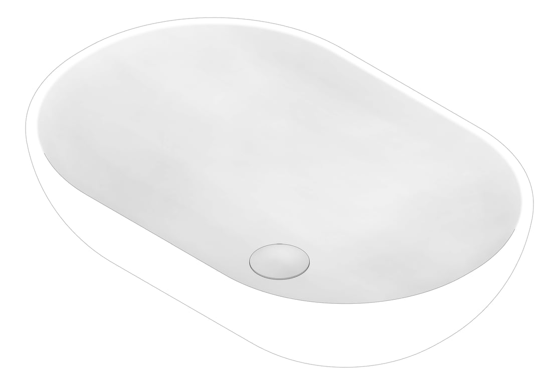 3D Documentation Image of Basin AboveCounter Seima Arko SuperEllipse