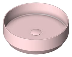 3D Shaded Image of Basin AboveCounter Seima Aurora Round 385mm