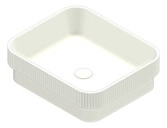 3D Presentation Image of Basin AboveCounter Seima Cleo Rectangle
