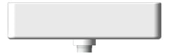 Front Image of Basin AboveCounter Seima Plati Rectangle