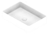 3D Documentation Image of Basin AboveCounter Seima Plati Rectangle SuperfineRim