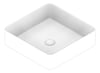 3D Documentation Image of Basin AboveCounter Seima Plati Square SuperfineRim