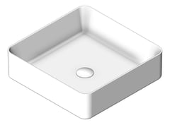 3D Shaded Image of Basin AboveCounter Seima Plati Square SuperfineRim
