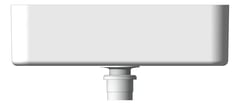 Front Image of Basin AboveCounter Seima Plati Square SuperfineRim