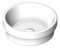 3D Shaded Image of Basin SemiInset Seima Arko Round