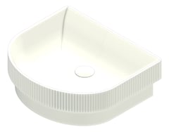 3D Presentation Image of Basin SemiInset Seima Cleo DShaped