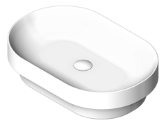 3D Shaded Image of Basin SemiInset Seima Obello SuperEllipse