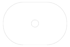 Plan Image of Basin SemiInset Seima Obello SuperEllipse