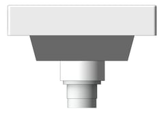 Front Image of Basin SemiInset Seima Plati Rectangle