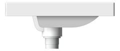 Left Image of Basin SemiInset Seima Plati Rectangle