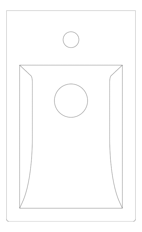 Plan Image of Basin SemiInset Seima Plati Rectangle