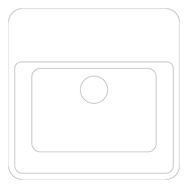 Plan Image of Basin SemiRecessed Seima Kyra 402