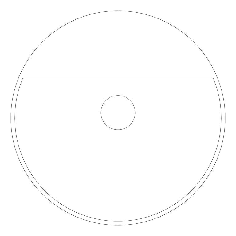 Plan Image of Basin SemiRecessed Seima Syros 402