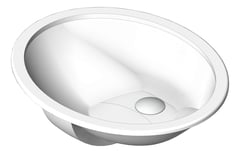 3D Shaded Image of Basin Undermount Seima Arko Oval