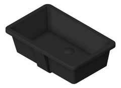 3D Shaded Image of Basin Undermount Seima Plati Rectangle
