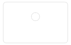 Plan Image of Basin Undermount Seima Plati Rectangle Large