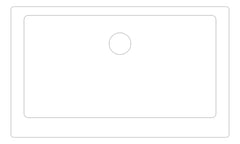 Plan Image of Basin Undermount Seima Plati Rectangle