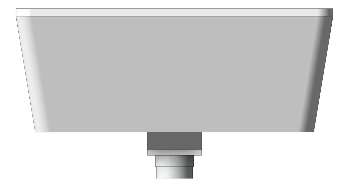 Front Image of Basin Undermount Seima Plati Square