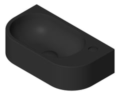 3D Shaded Image of Basin WallHung Seima Arko Rectangle Mini