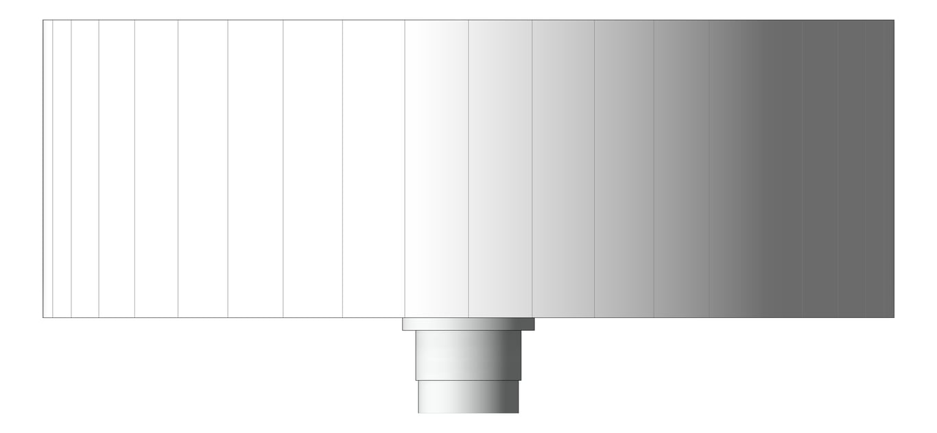 Front Image of Basin WallHung Seima Cleo DShaped TapLanding