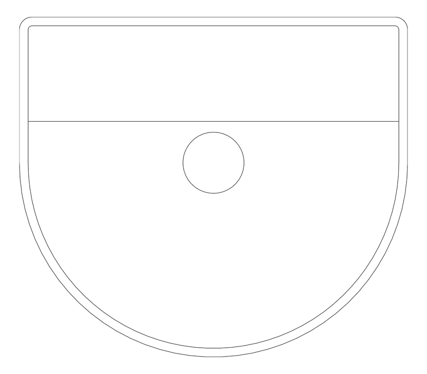Plan Image of Basin WallHung Seima Cleo DShaped TapLanding