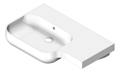 3D Shaded Image of Basin WallHung Seima Limni Left 720